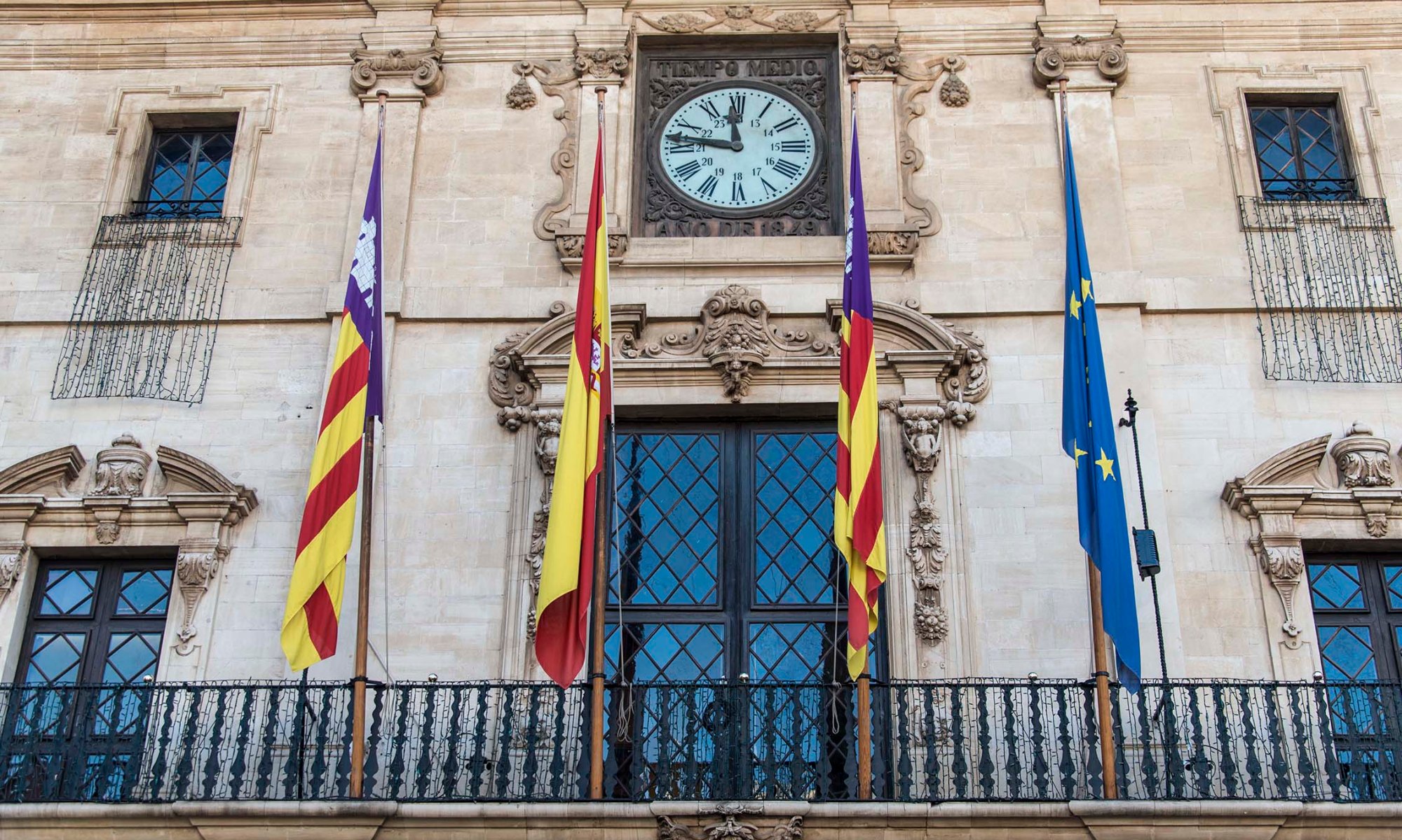 fachada del Ayuntamiento de Palma de Mallorca
